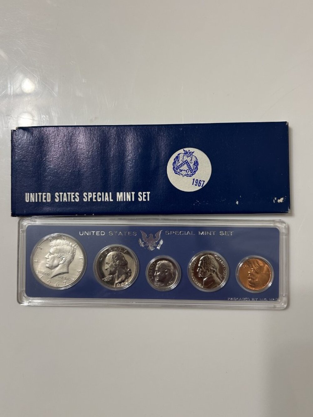 1967 U.S. Mint Special Mint Set Uncirculated - Orig Packaging - 40% Half Dollar